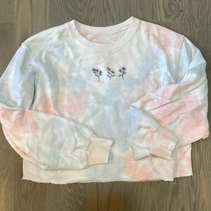Hollister small sweater. Charli D’Amelio line